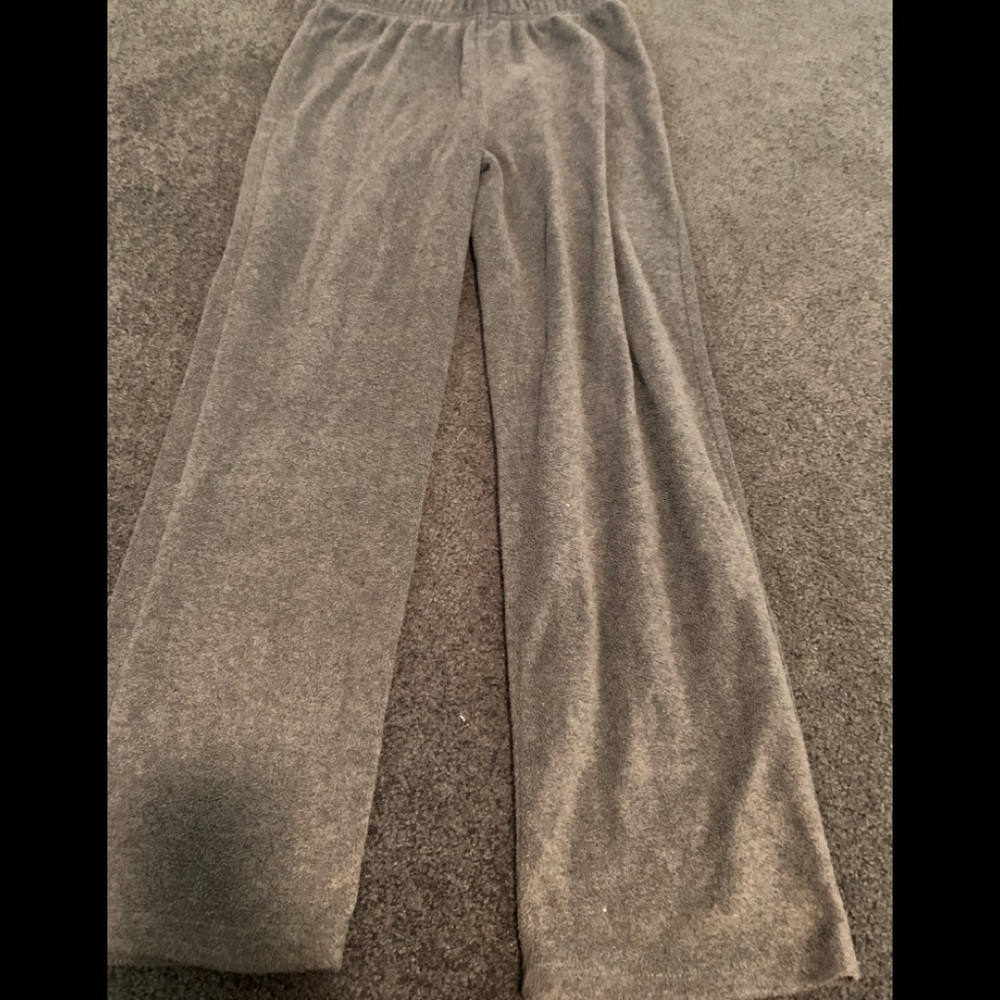 Boy's Dark Gray PJ Fleece Bottoms XXL 16